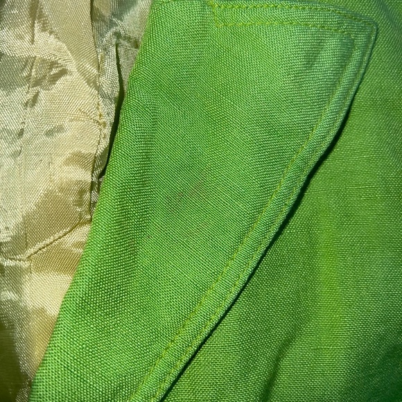 Women gorgeous winter vintage blazer Giorgio Sant Angelo size10 green - Picture 11 of 11